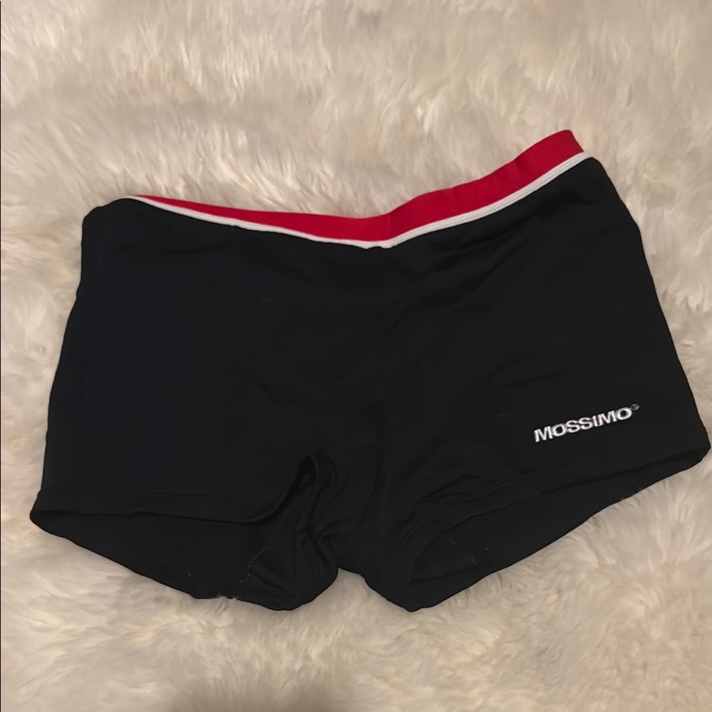 Mossimo Supply Co. Red and Black Athletic Shorts Lightweight Design